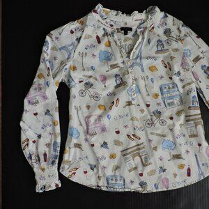 Talbots Small Petite Long sleeve blouse